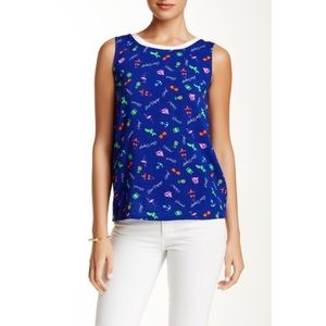 {Macbeth Collection} Aloha Ahoy Beach Print Tank